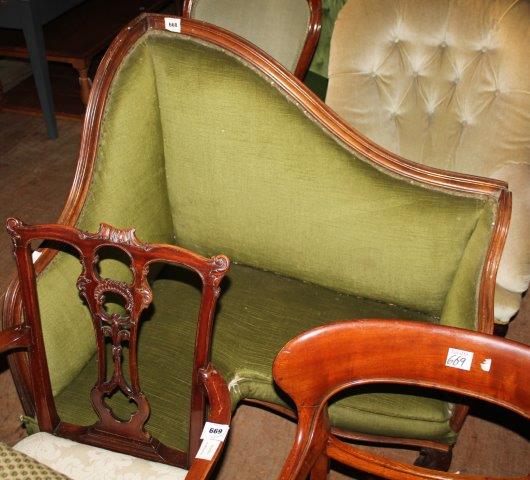 Victorian corner sofa(-)